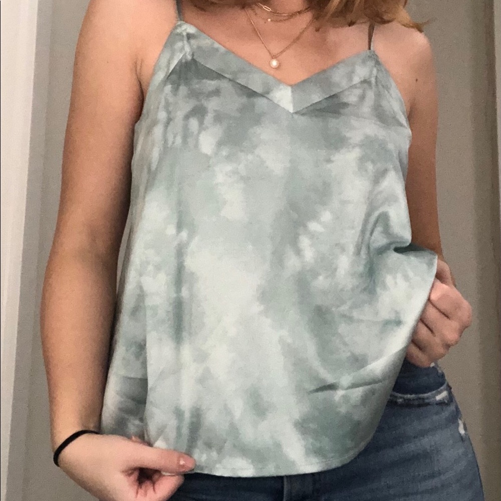 Silky Mint Green Tank Top